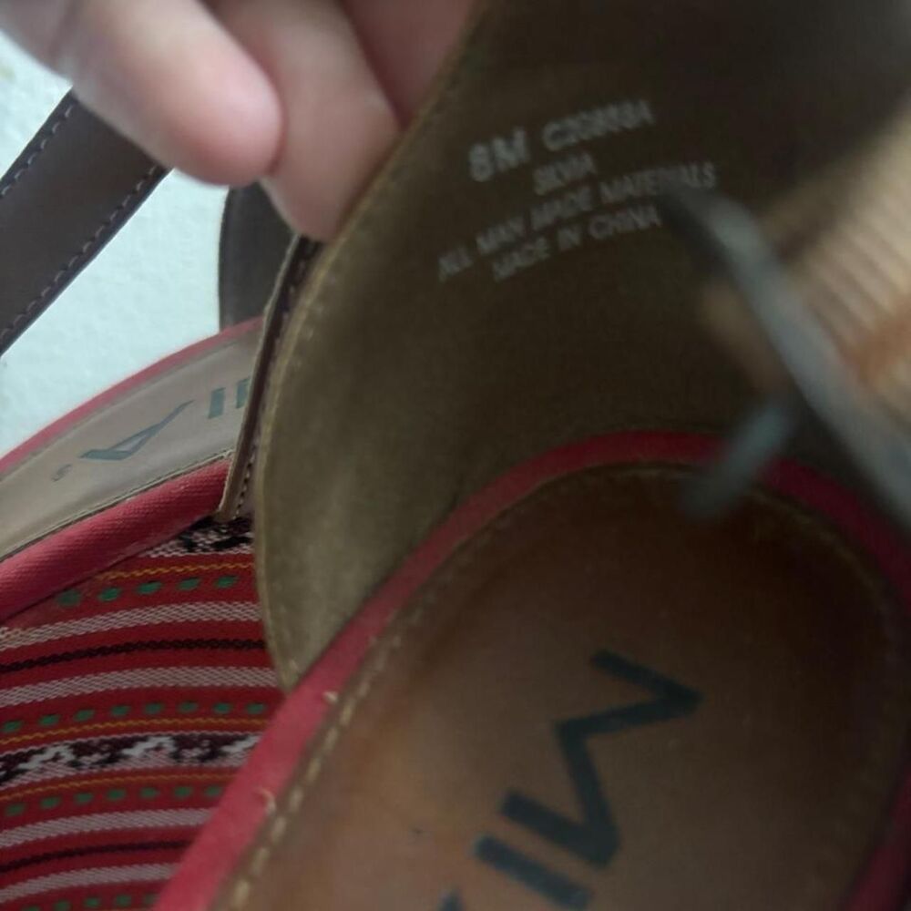 Women's MIA Wedge Sandals w/ Aztec Print - Picture 7 of 7